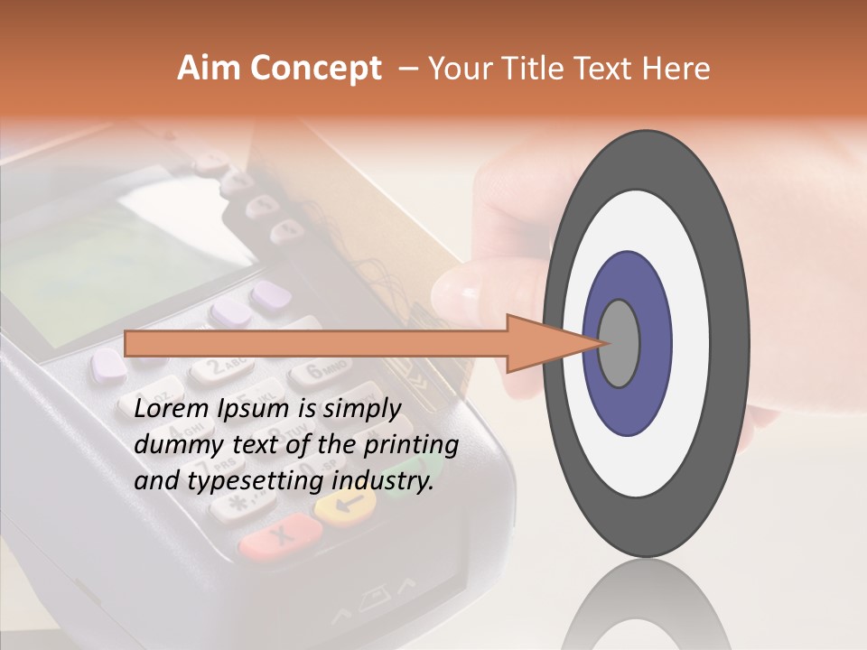 Button Image Purchase PowerPoint Template