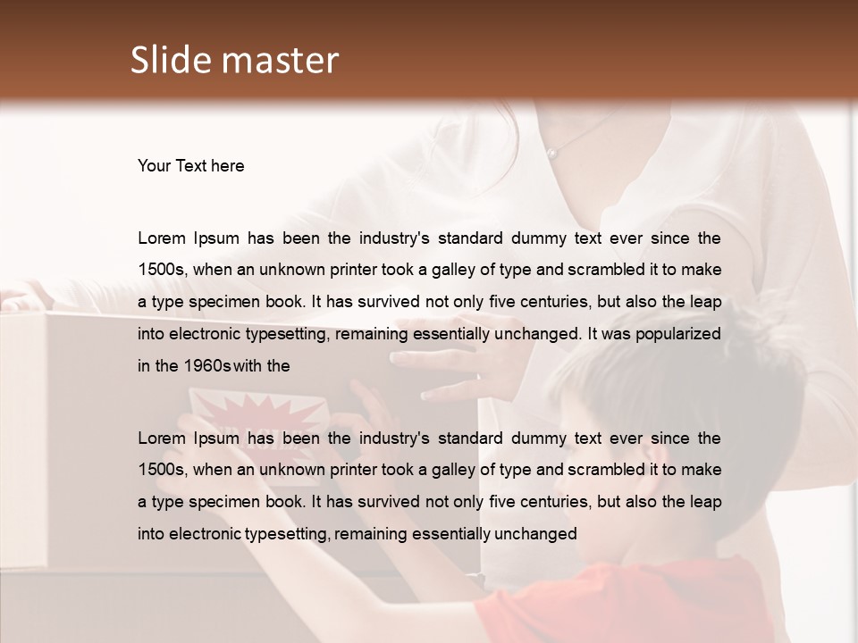 Fragile Sticker Beauty PowerPoint Template