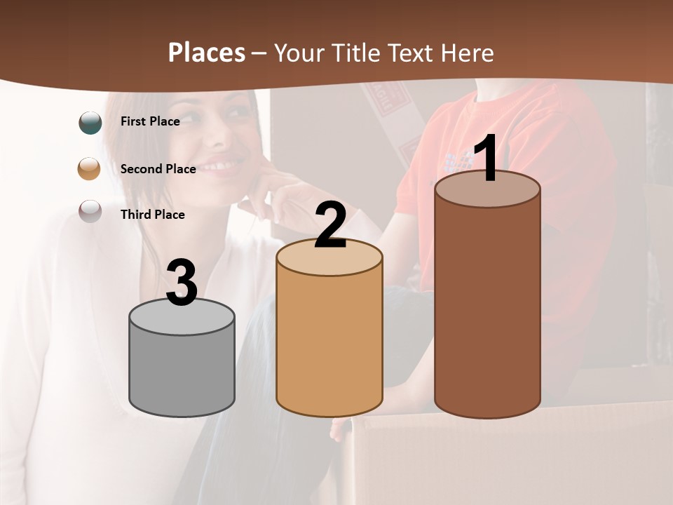 Parenthood Woman Hug PowerPoint Template