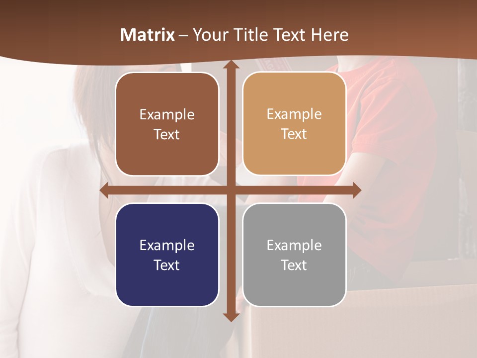 Parenthood Woman Hug PowerPoint Template