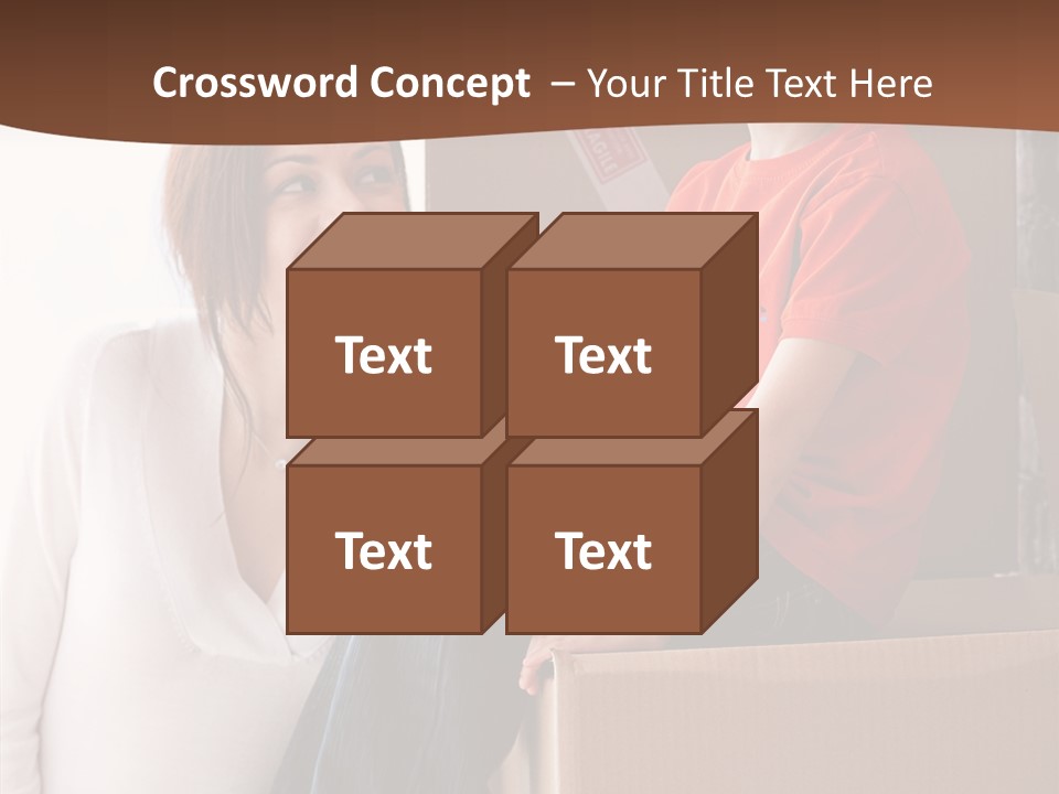 Parenthood Woman Hug PowerPoint Template