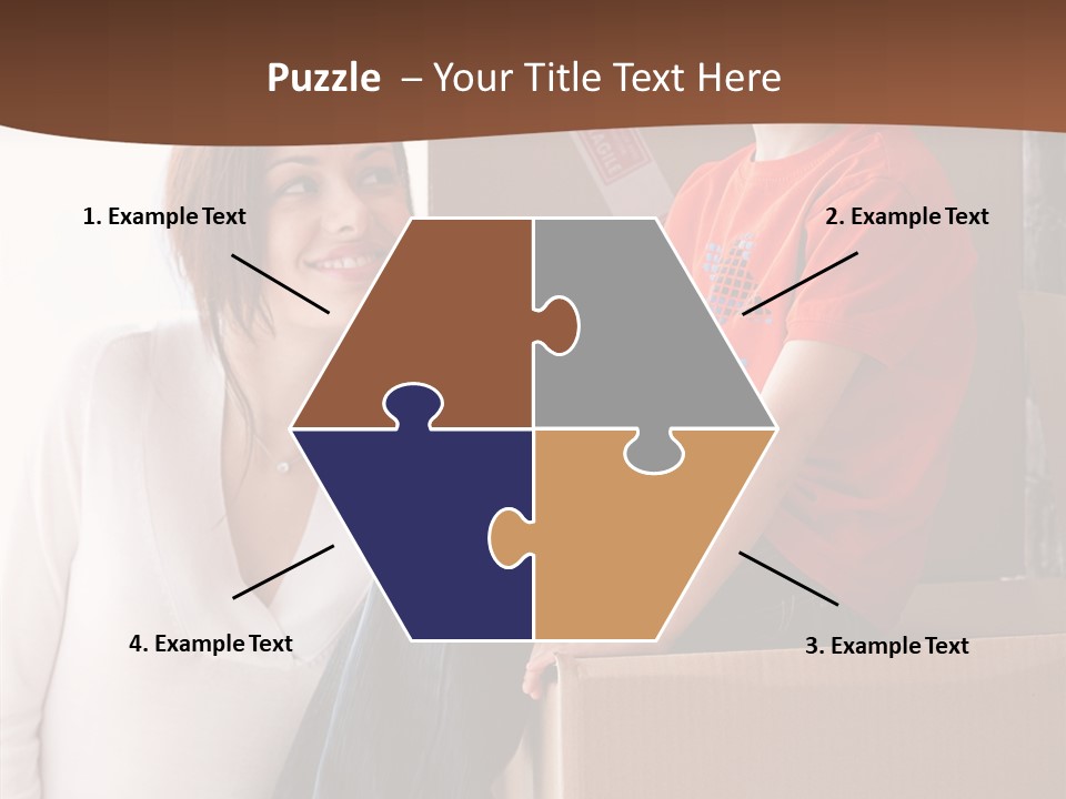 Parenthood Woman Hug PowerPoint Template