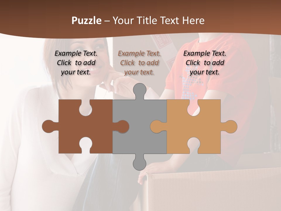 Parenthood Woman Hug PowerPoint Template