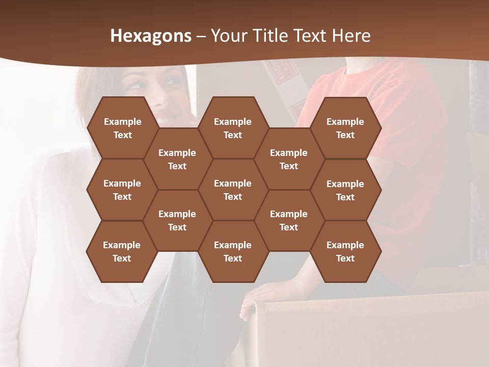 Parenthood Woman Hug PowerPoint Template