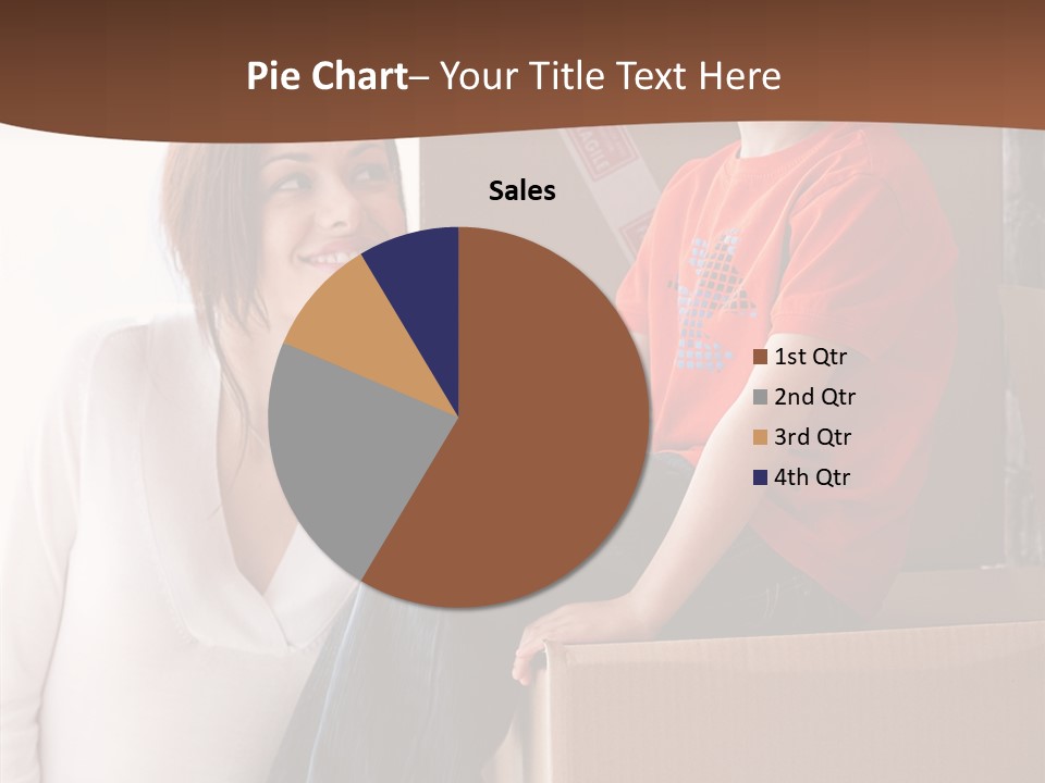 Parenthood Woman Hug PowerPoint Template