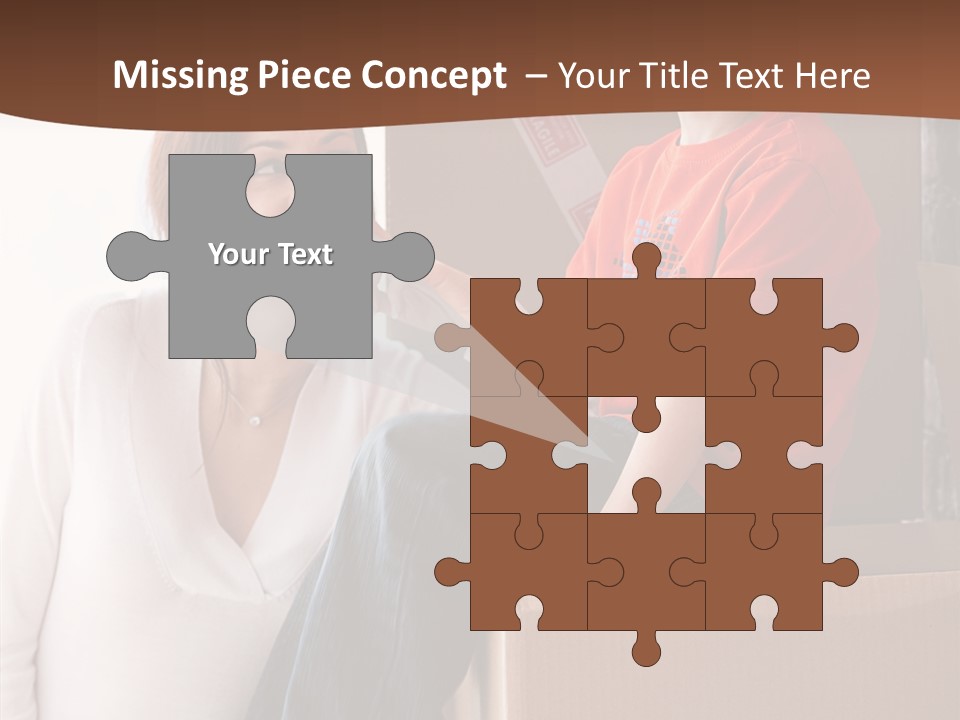 Parenthood Woman Hug PowerPoint Template