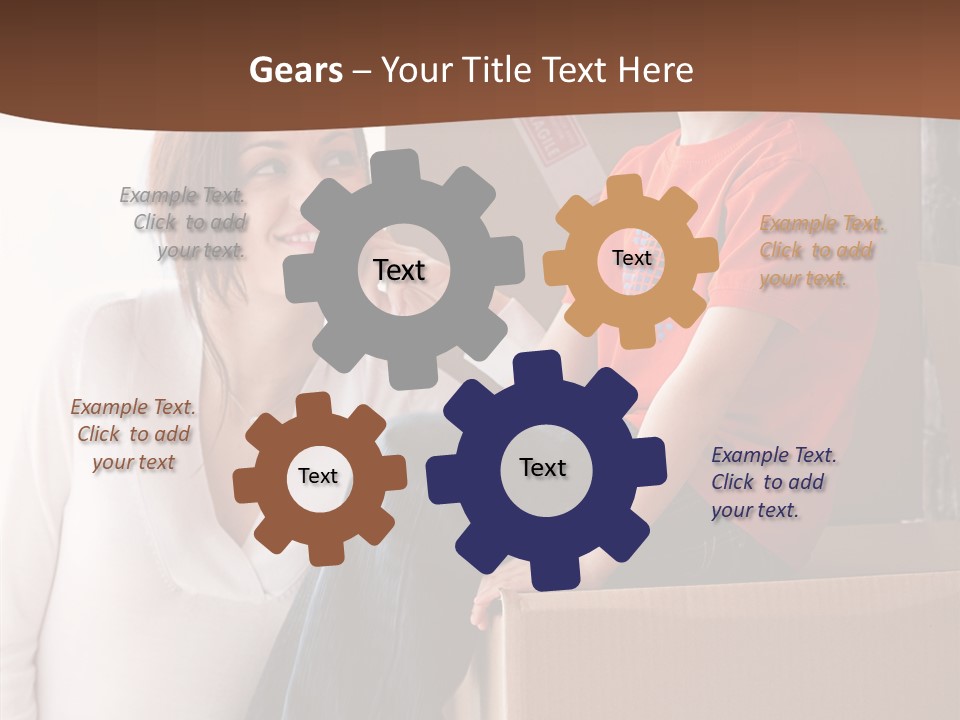 Parenthood Woman Hug PowerPoint Template