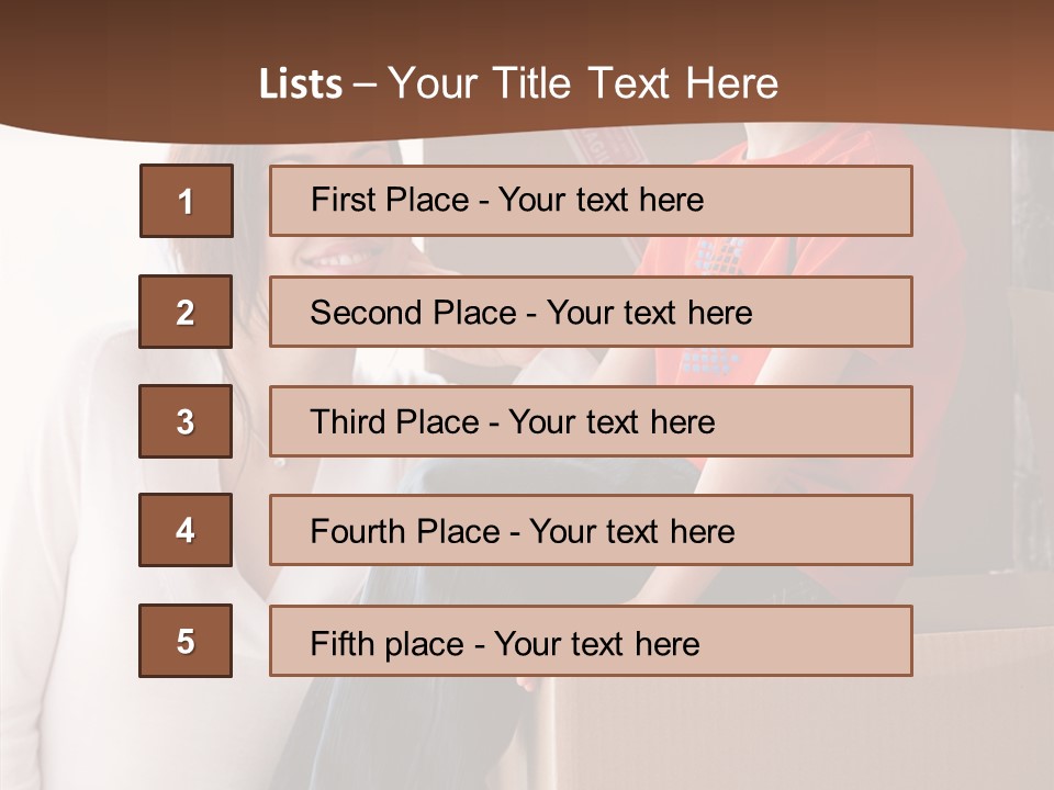 Parenthood Woman Hug PowerPoint Template