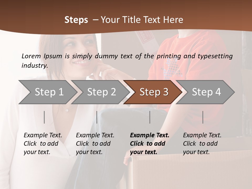 Parenthood Woman Hug PowerPoint Template