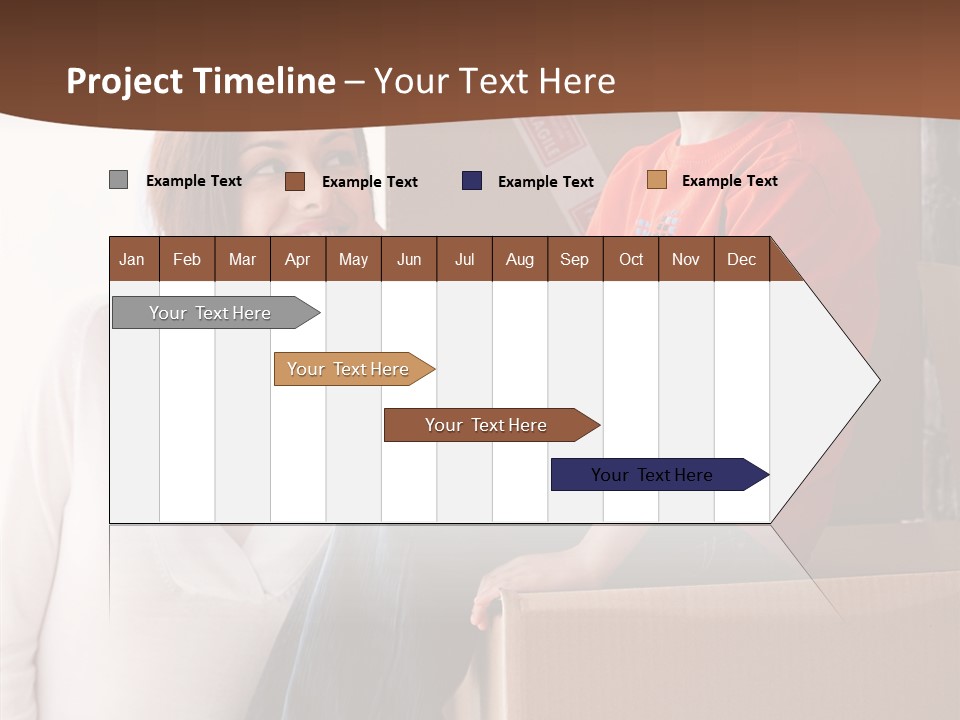 Parenthood Woman Hug PowerPoint Template