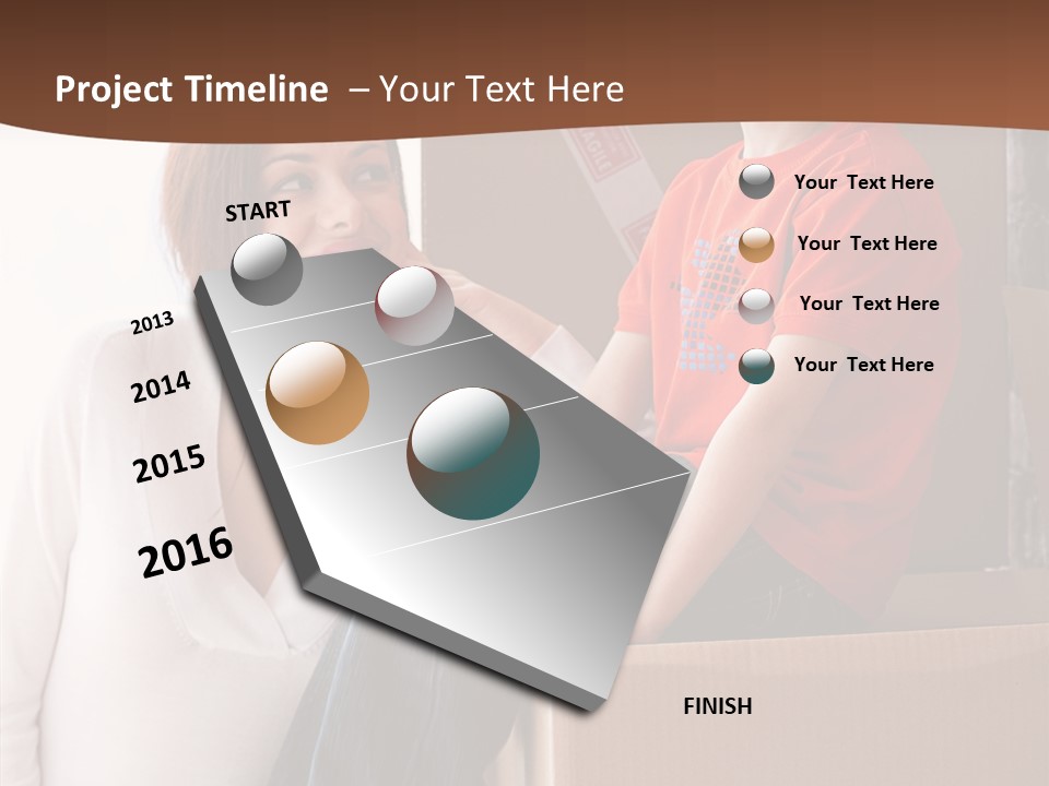 Parenthood Woman Hug PowerPoint Template