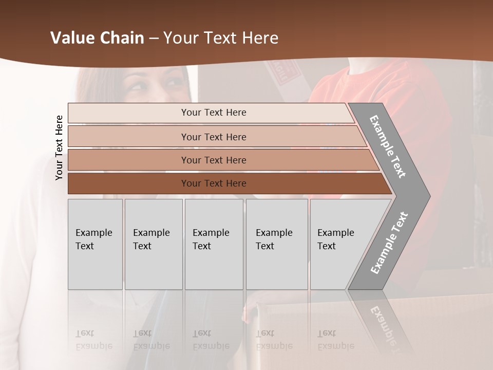 Parenthood Woman Hug PowerPoint Template