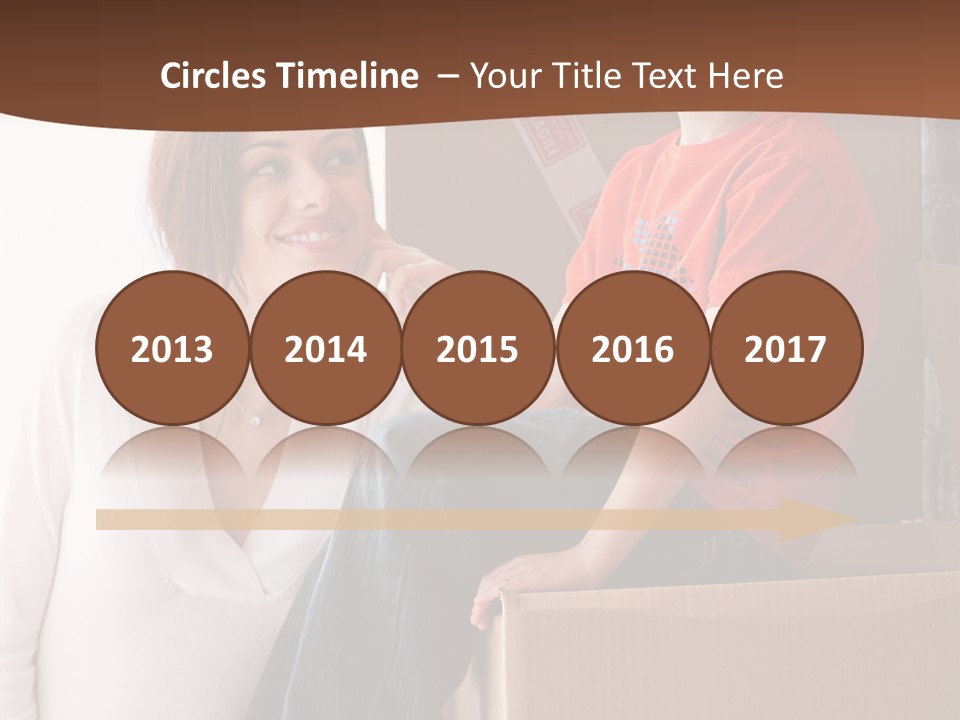 Parenthood Woman Hug PowerPoint Template