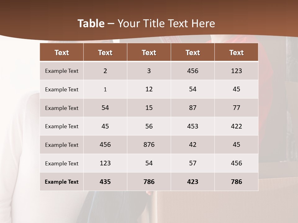 Parenthood Woman Hug PowerPoint Template