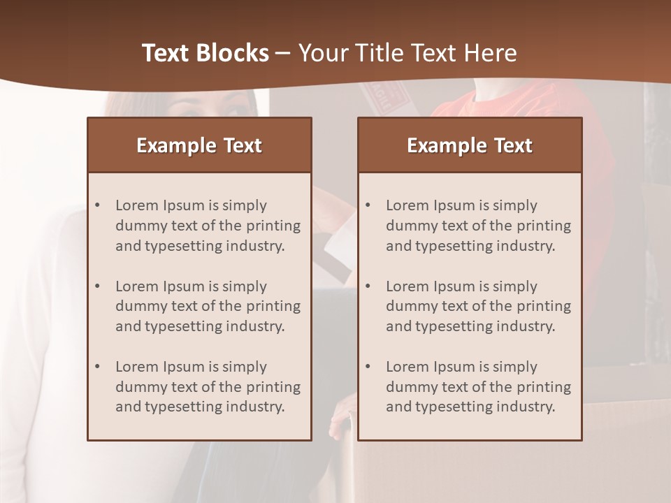 Parenthood Woman Hug PowerPoint Template