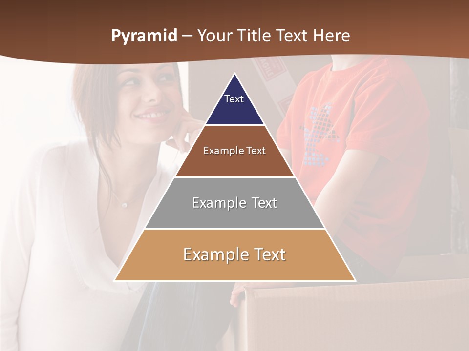 Parenthood Woman Hug PowerPoint Template