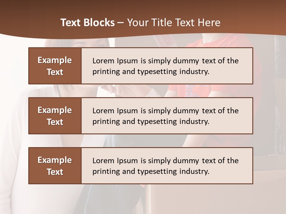 Parenthood Woman Hug PowerPoint Template