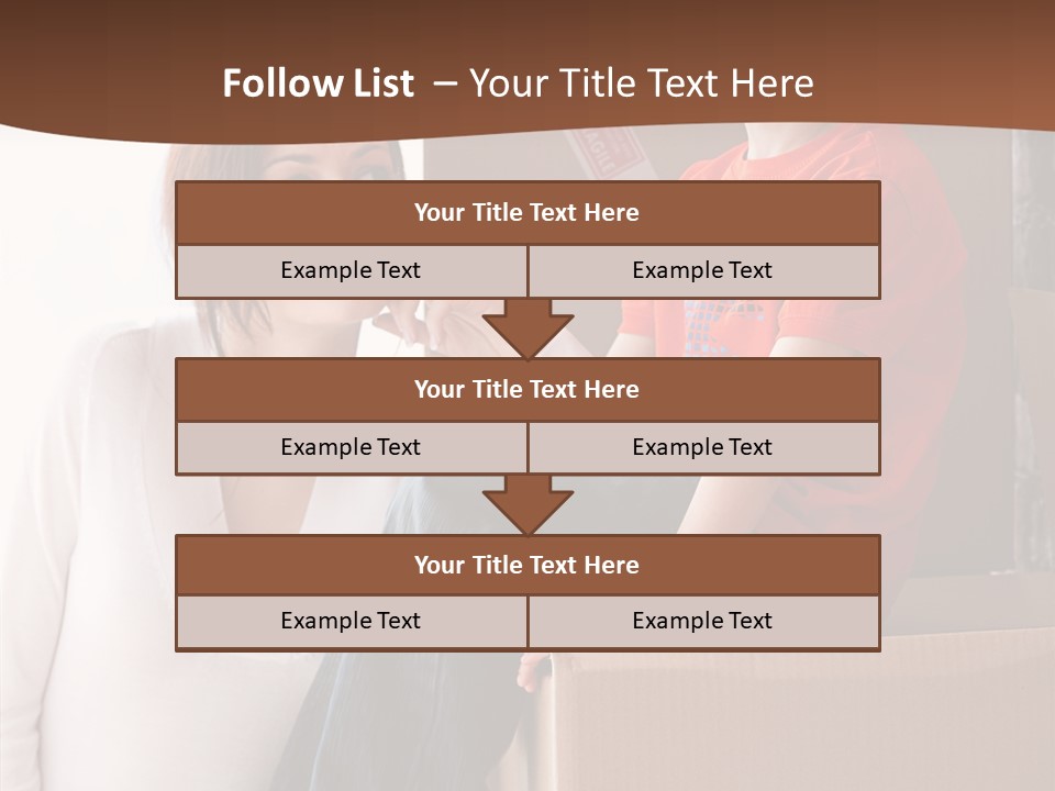 Parenthood Woman Hug PowerPoint Template