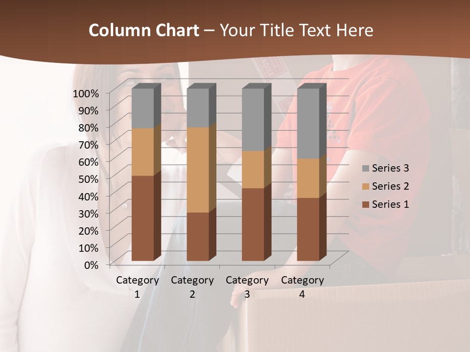 Parenthood Woman Hug PowerPoint Template