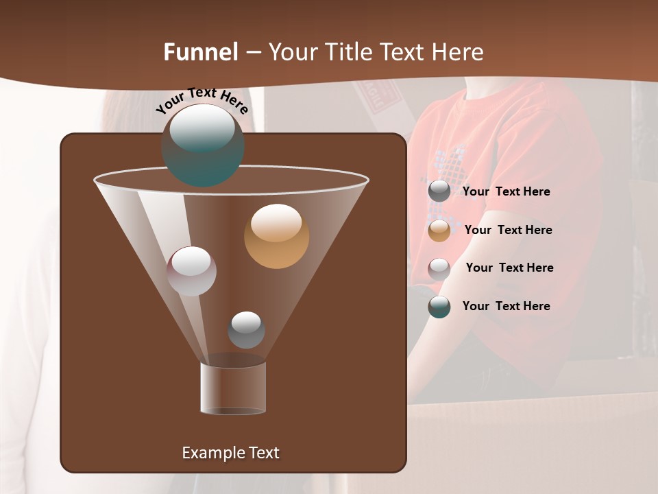 Parenthood Woman Hug PowerPoint Template