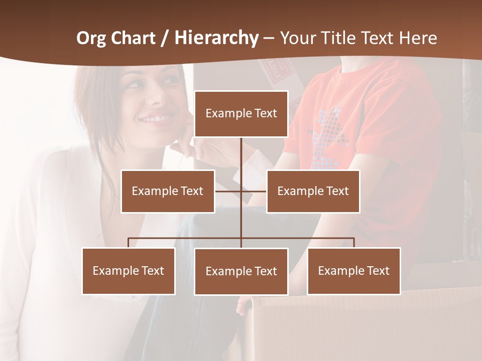 Parenthood Woman Hug PowerPoint Template