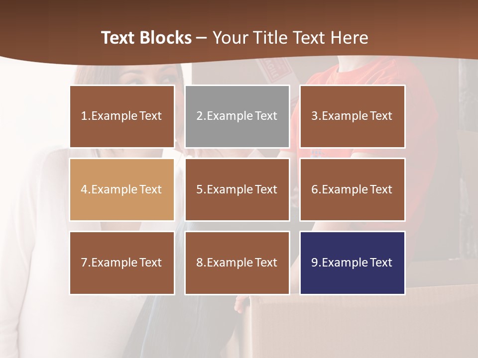 Parenthood Woman Hug PowerPoint Template