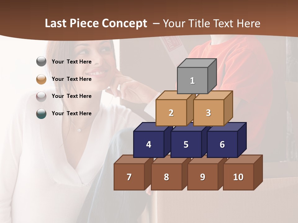 Parenthood Woman Hug PowerPoint Template