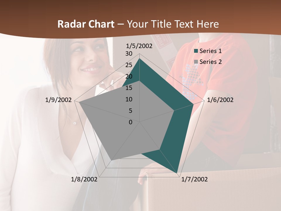 Parenthood Woman Hug PowerPoint Template