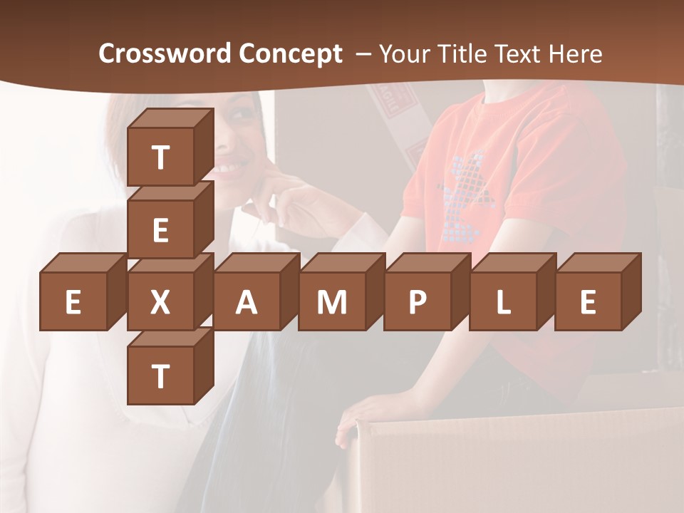 Parenthood Woman Hug PowerPoint Template