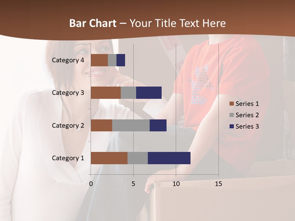 Parenthood Woman Hug PowerPoint Template