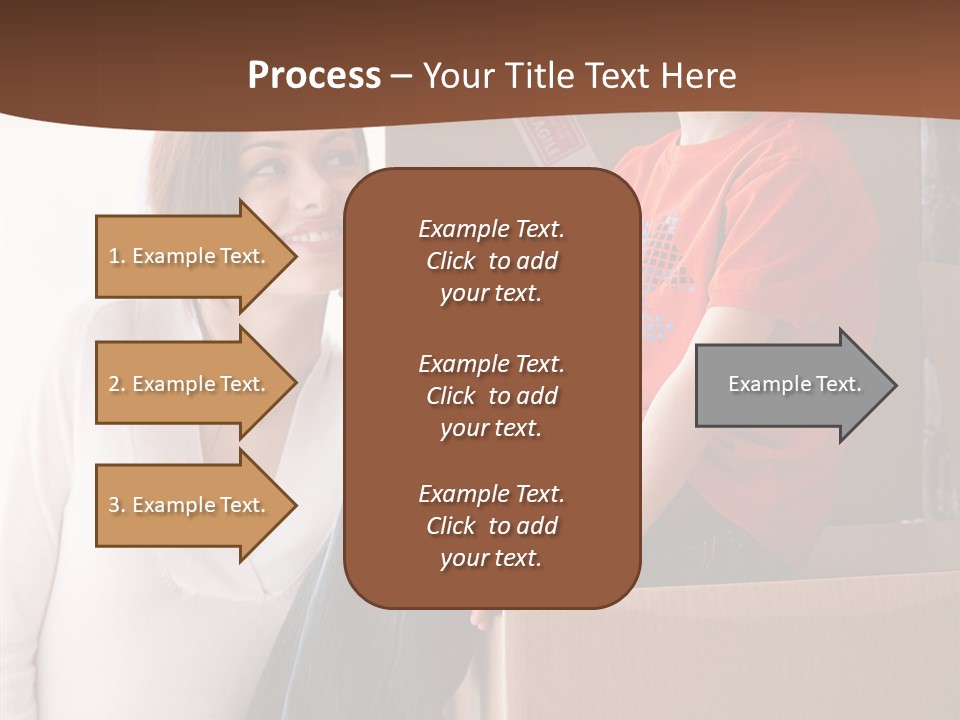 Parenthood Woman Hug PowerPoint Template