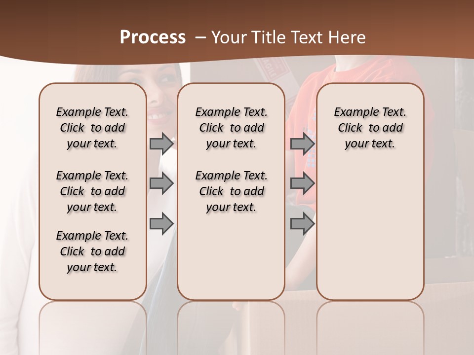 Parenthood Woman Hug PowerPoint Template