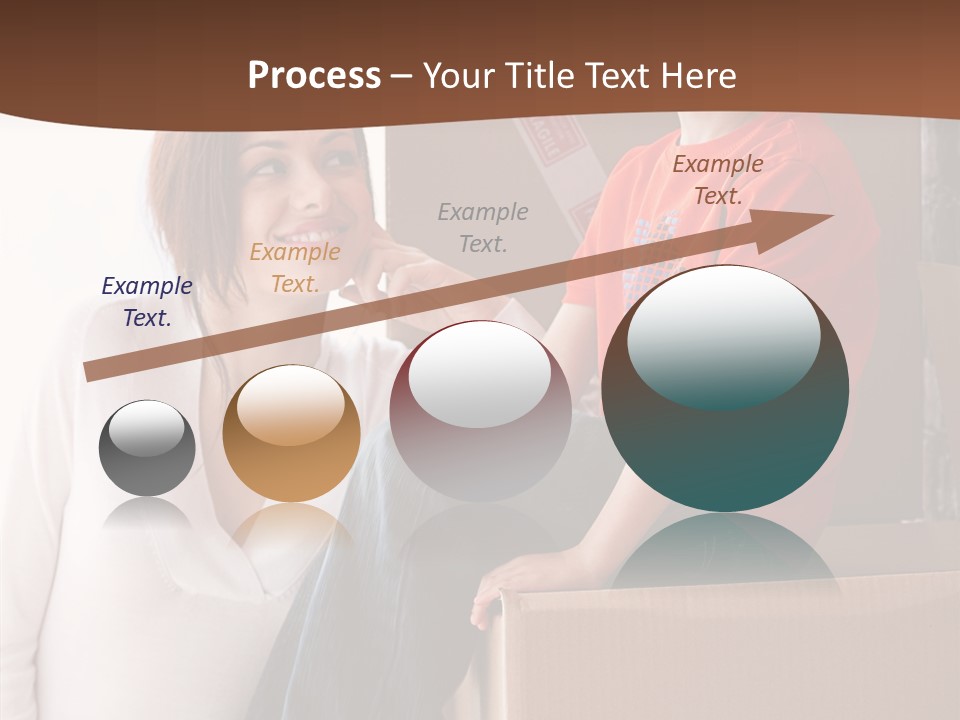 Parenthood Woman Hug PowerPoint Template