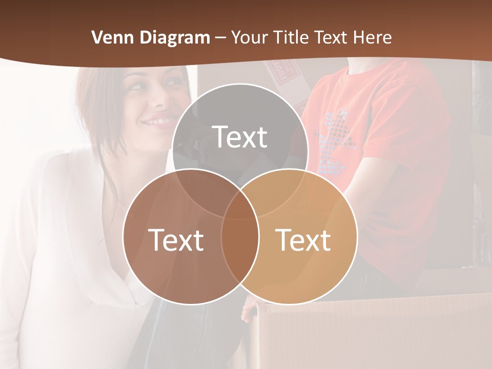 Parenthood Woman Hug PowerPoint Template