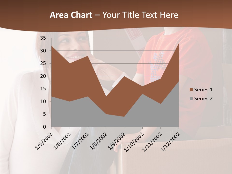 Parenthood Woman Hug PowerPoint Template