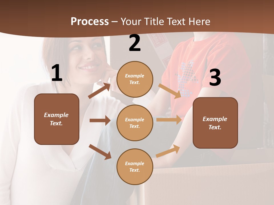 Parenthood Woman Hug PowerPoint Template