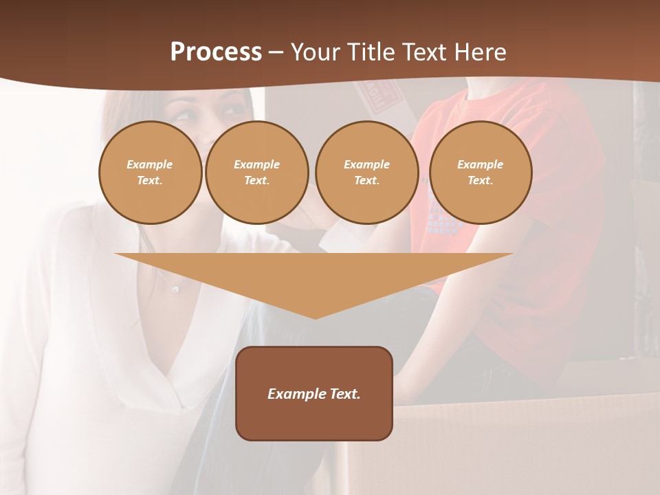 Parenthood Woman Hug PowerPoint Template