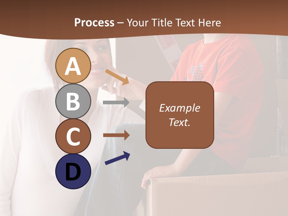 Parenthood Woman Hug PowerPoint Template