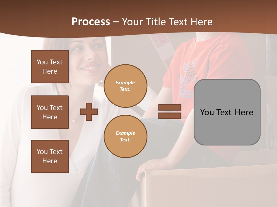 Parenthood Woman Hug PowerPoint Template