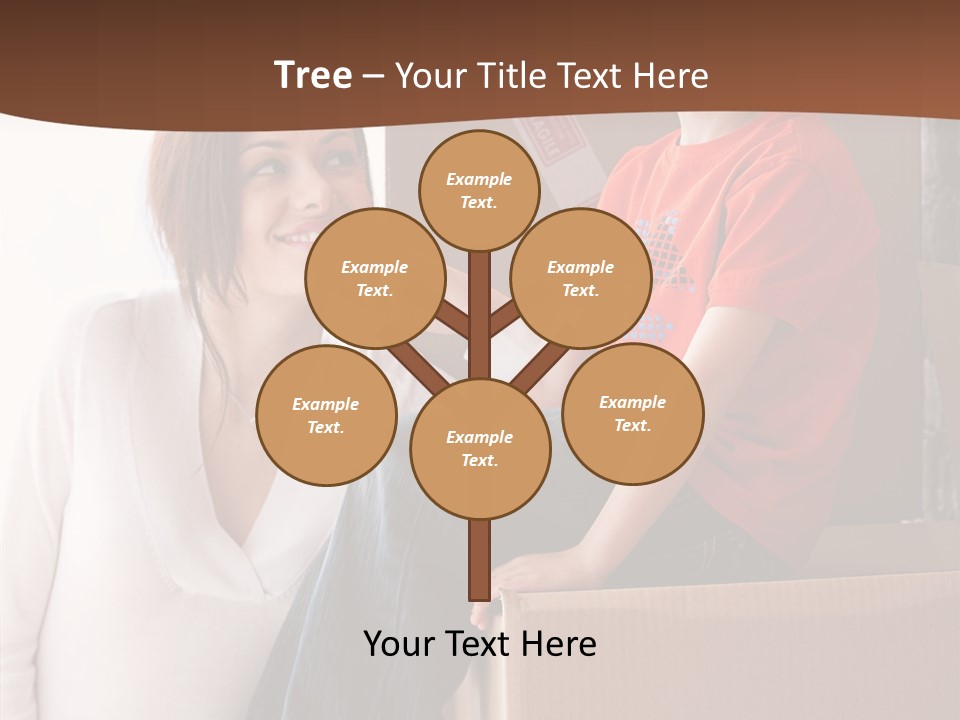 Parenthood Woman Hug PowerPoint Template