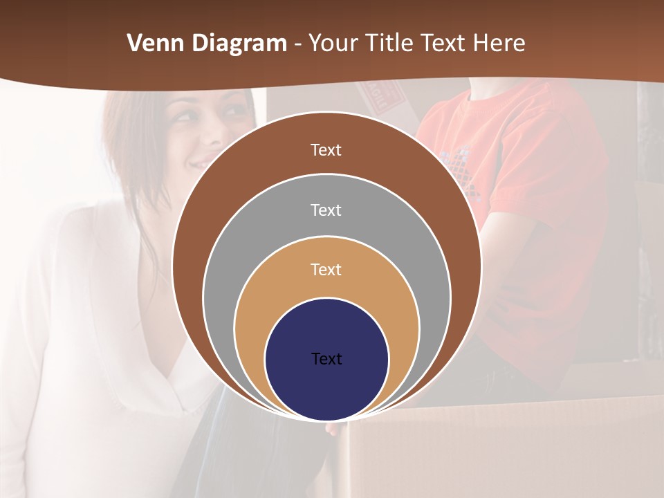 Parenthood Woman Hug PowerPoint Template