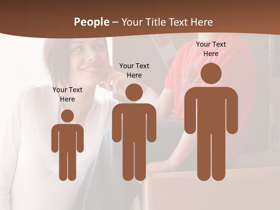 Parenthood Woman Hug PowerPoint Template