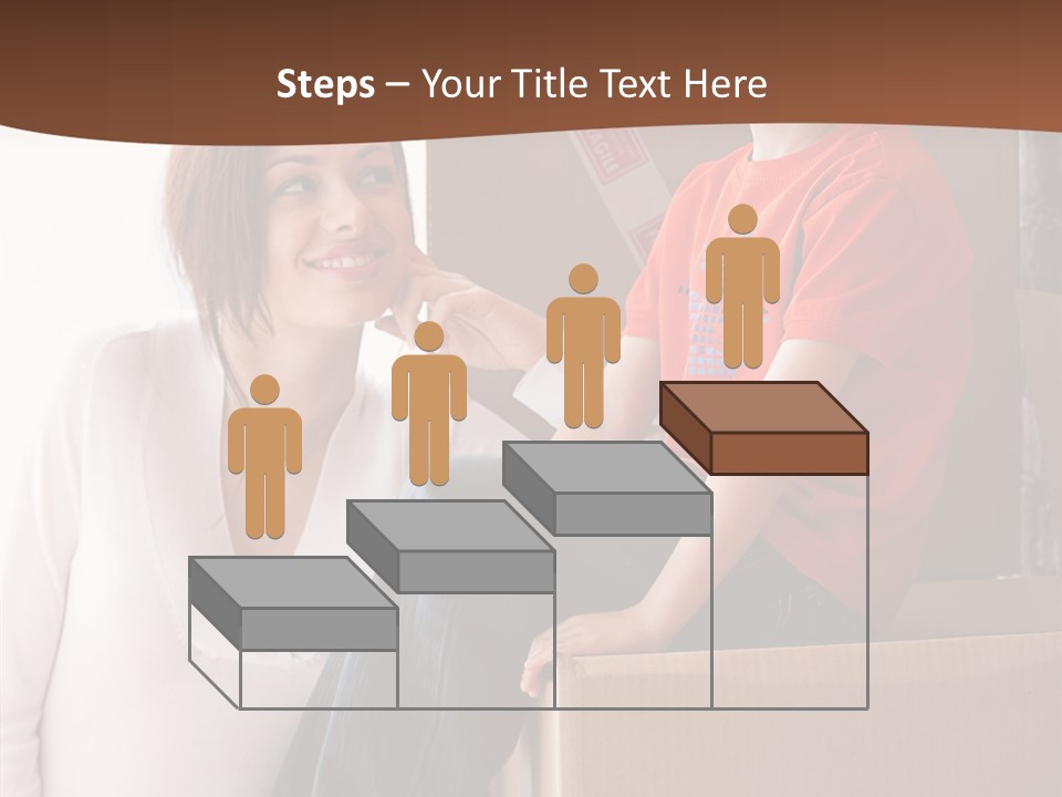 Parenthood Woman Hug PowerPoint Template