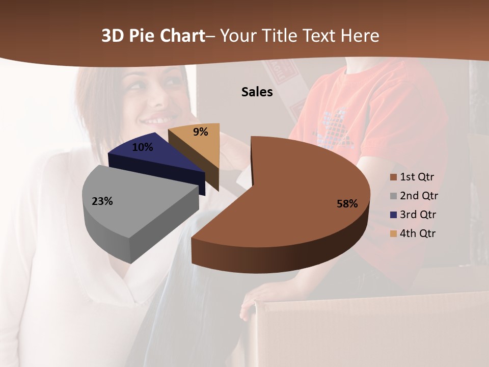 Parenthood Woman Hug PowerPoint Template