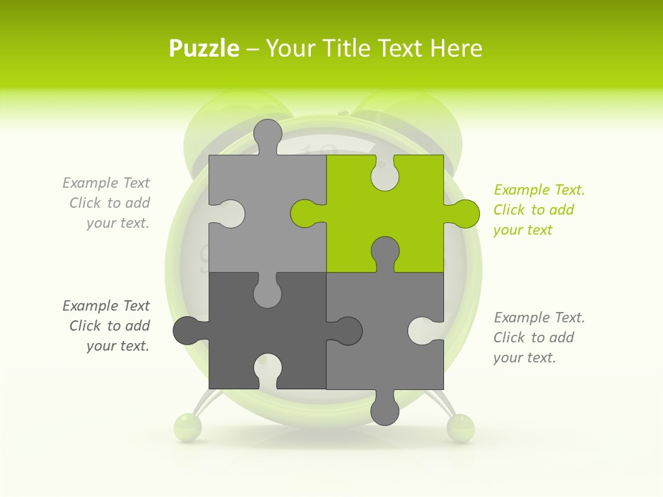 Classical Background Green PowerPoint Template