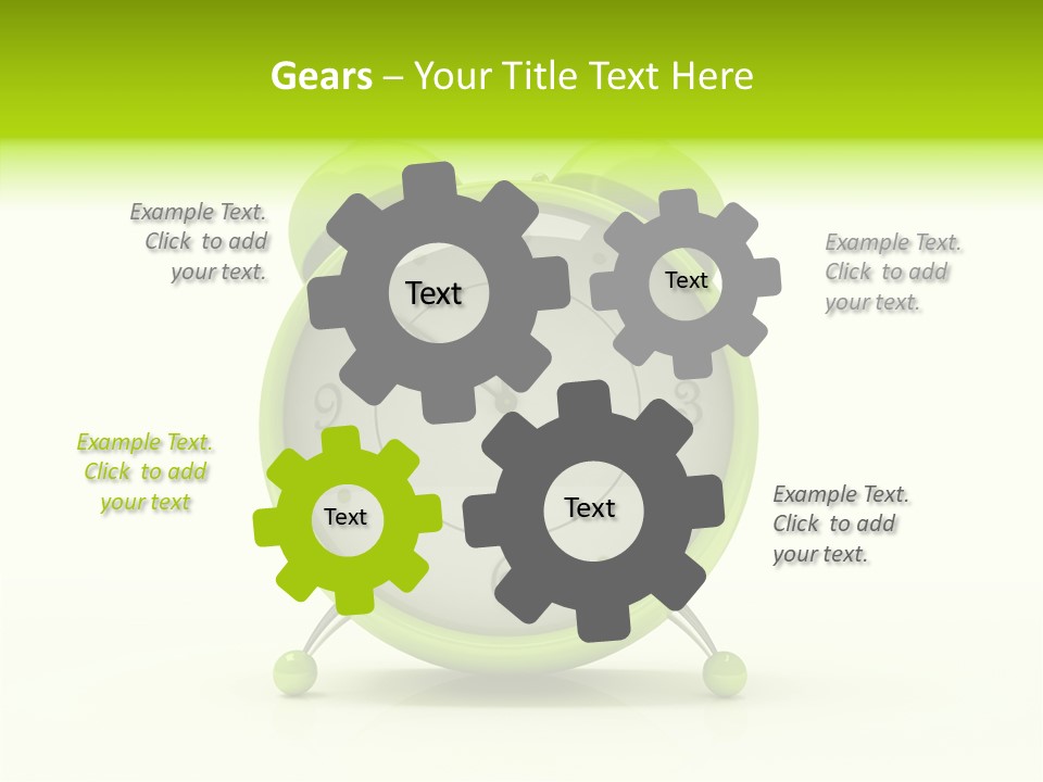 Classical Background Green PowerPoint Template