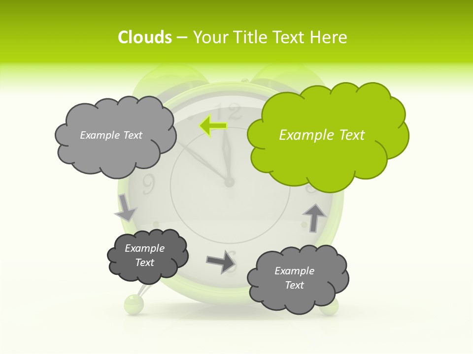 Classical Background Green PowerPoint Template