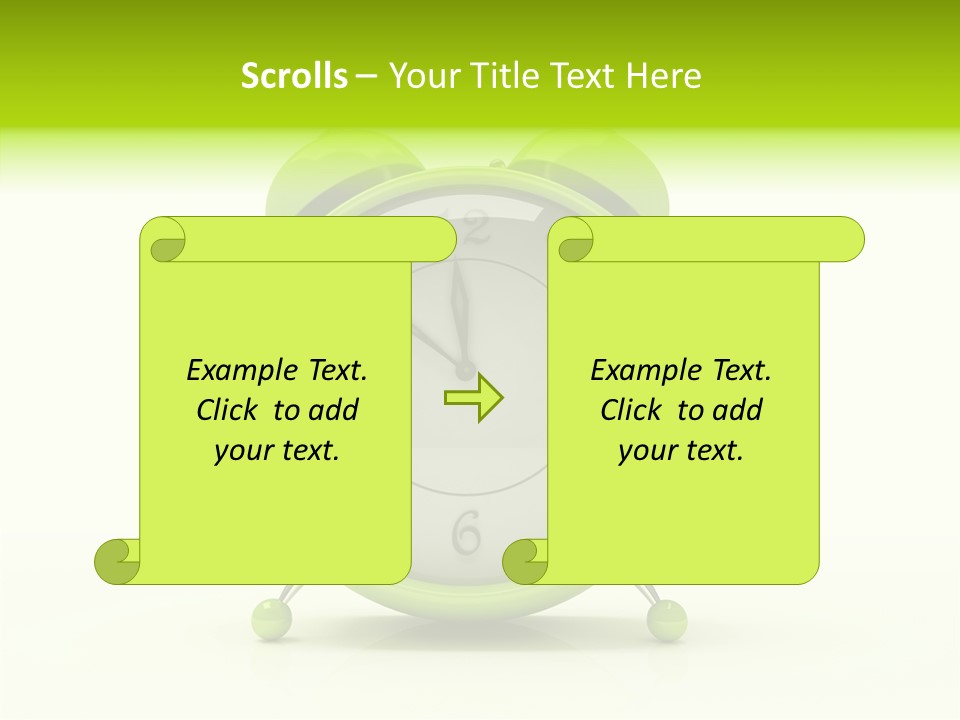 Classical Background Green PowerPoint Template