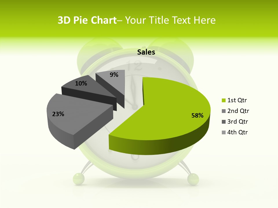 Classical Background Green PowerPoint Template