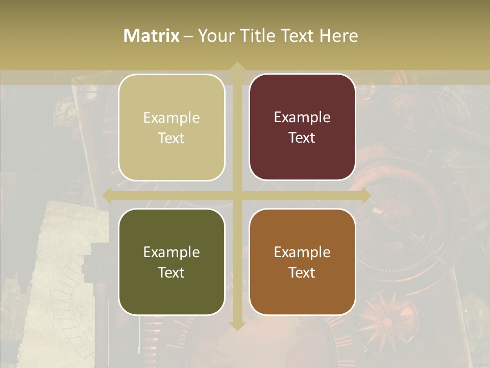 Invention Metal Gridiron PowerPoint Template